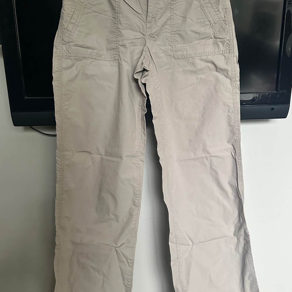 LOFT Tan Chino Pants Classic Straight Leg